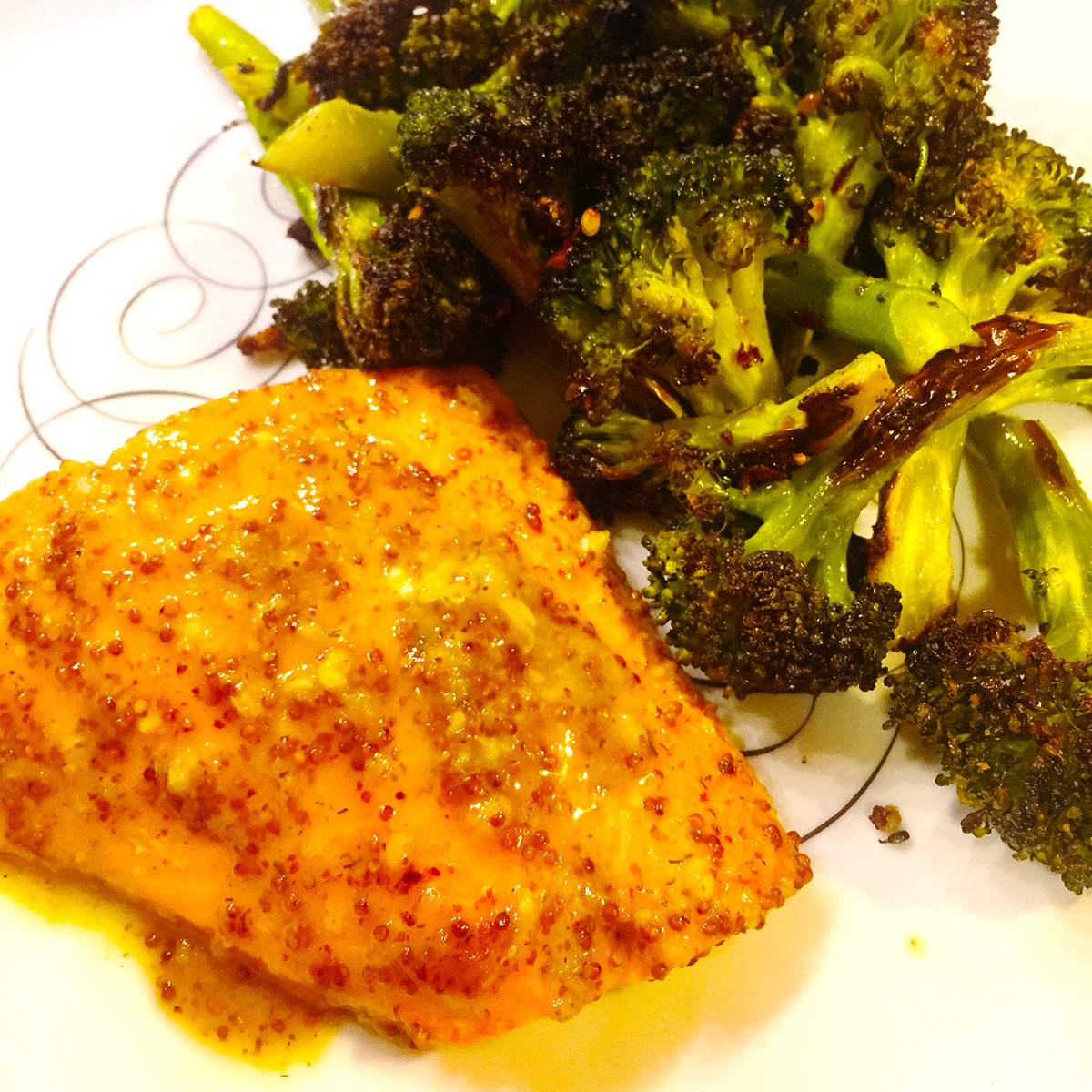 Baked Honey Mustard Salmon - Shore & Stone